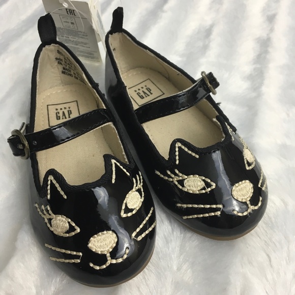 GAP Other - Baby Gap black patent cat Mary Janes dress shoes